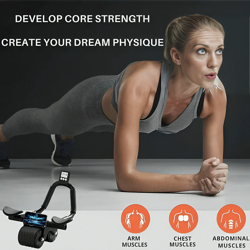 Core Fusion Pro™ - Ab Roller + FREE Padded Knee Matt